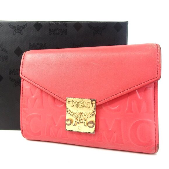 Authentic MCM wallet leather [Used] - Picture 1 of 16